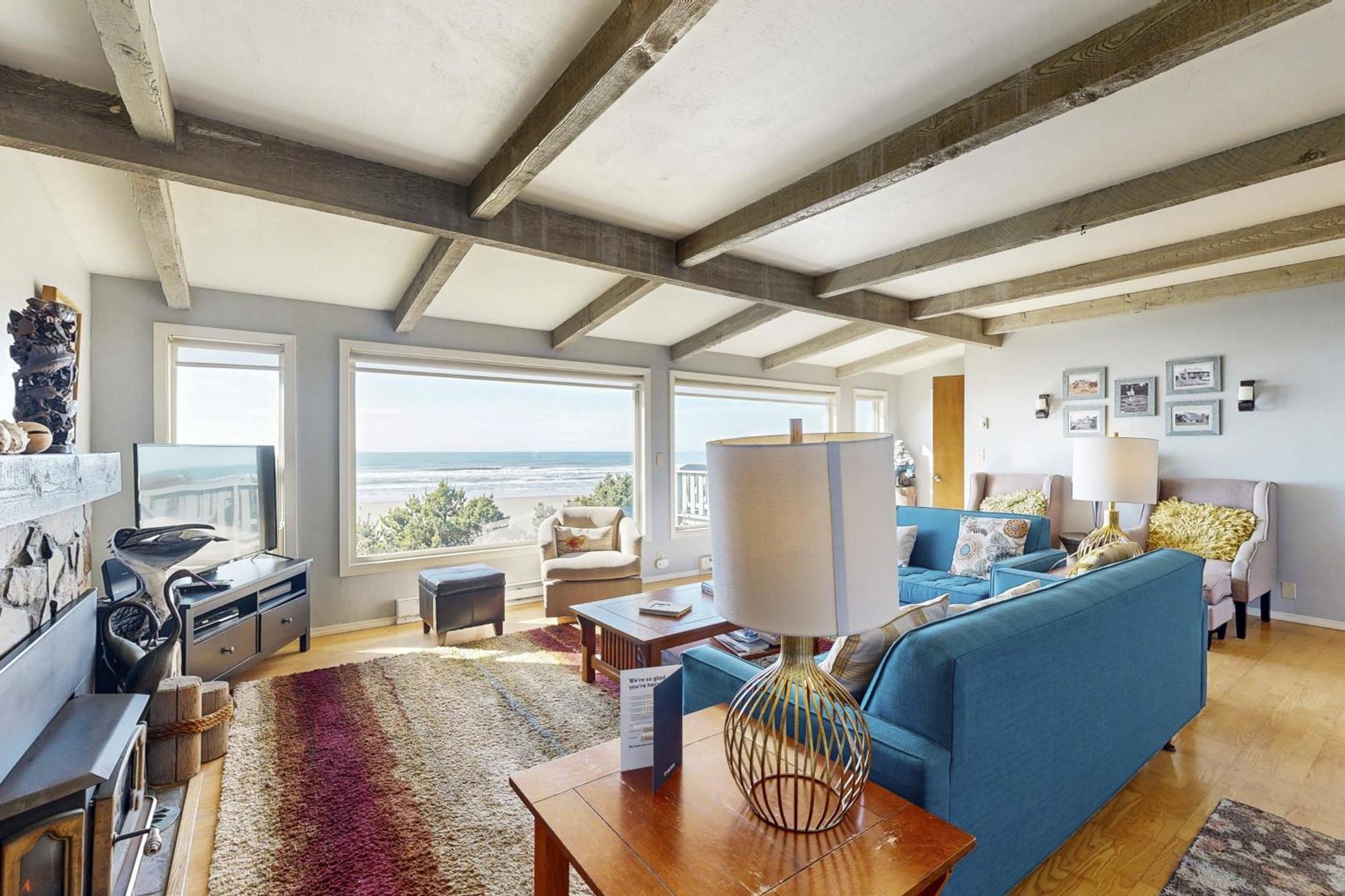 Seadrifter Oceanfront Beach House Seal Rock Extérieur photo